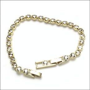 スワロフスキー Tennis Golden Shadow  ゴールデンシャドウ・クリスタル ブレスレット 992889