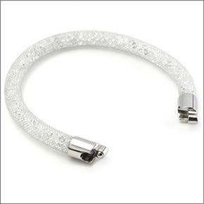 スワロフスキー 5089839 Stardust Gray  スターダスト クリア・クリスタル ブレスレット　Mサイズ