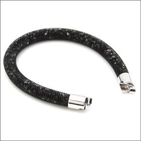 スワロフスキー 5089843 Stardust Black  スターダスト ジェットヘマタイト・クリスタル ブレスレット  Mサイズ
