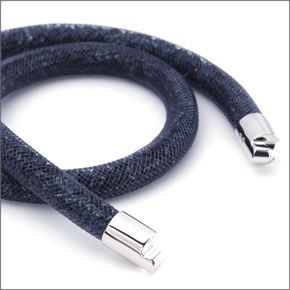 スワロフスキー 5102557 Stardust Blue Double  スターダスト ダブルラップ 2重巻タイプ ブルー・クリスタル ブレスレット Sサイズ