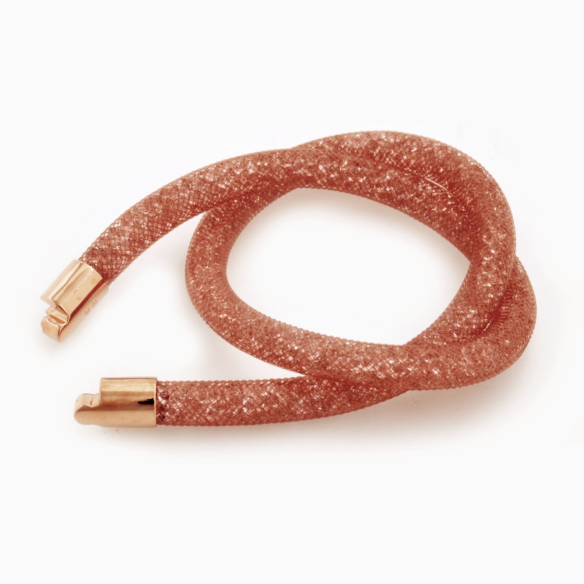 スワロフスキー SWAROVSKI 5102556 Stardust Rose Pink Double  スターダスト ダブルラップ 2重巻タイプ ローズピンク・クリスタル ブレスレット Sサイズ