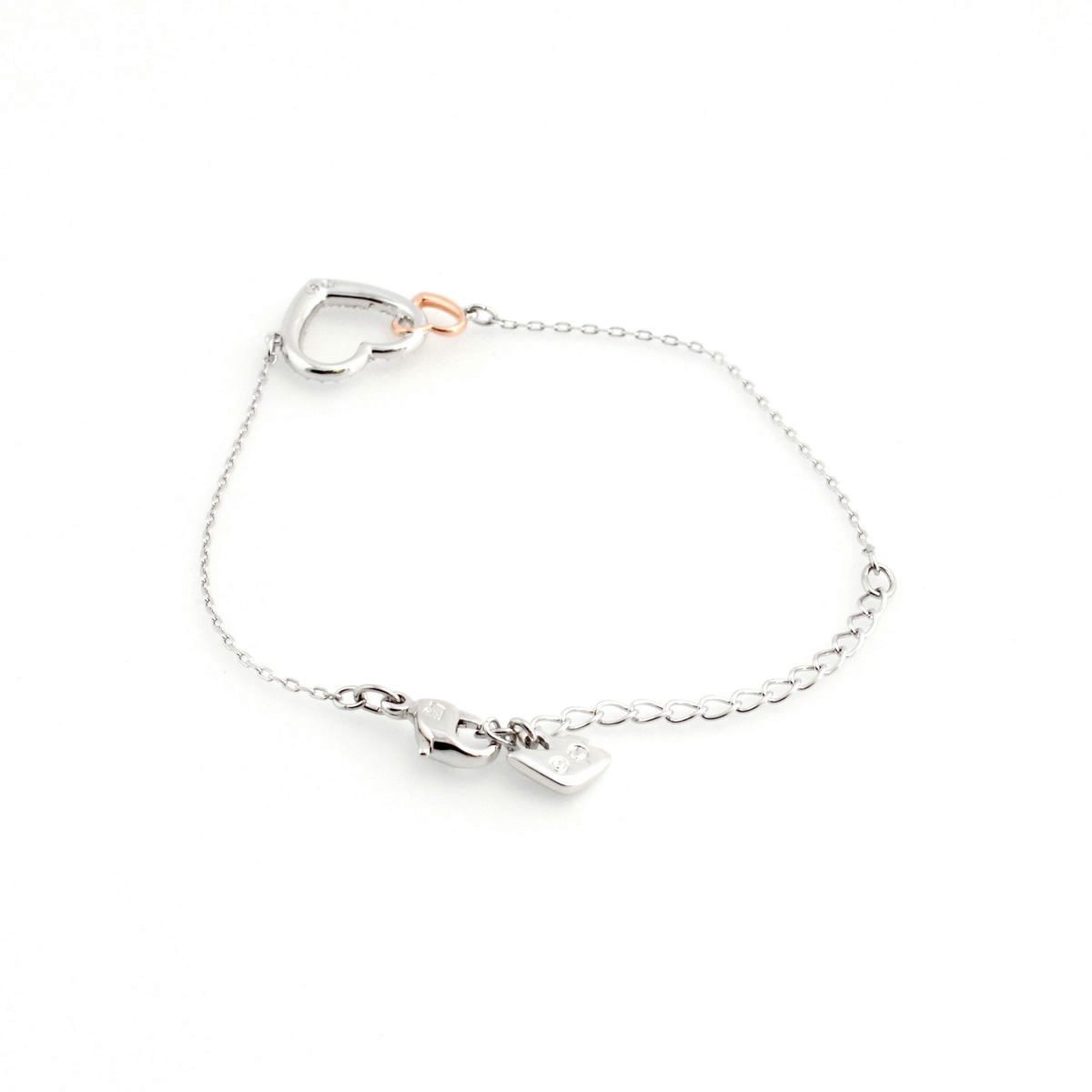 スワロフスキー SWAROVSKI 5156812 Dear ダブル ハート クリスタルパヴェ ブレスレット