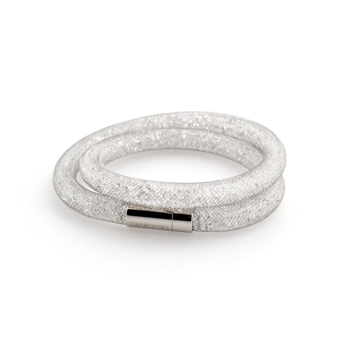 スワロフスキー SWAROVSKI 5184183 Stardust Deluxe Double スターダスト デラックス ダブルラップ 2重巻タイプ ブレスレット Sサイズ