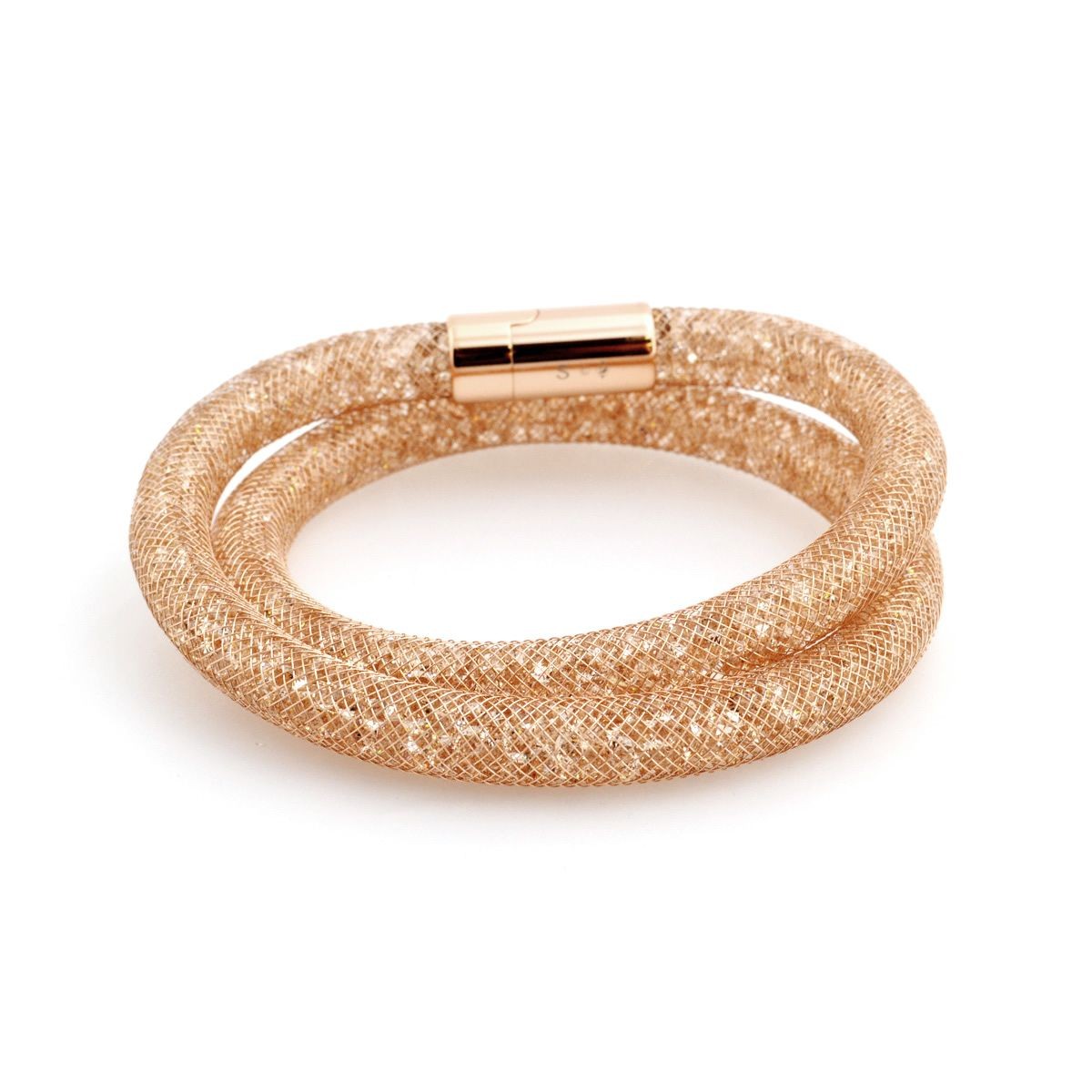 スワロフスキー SWAROVSKI 5184192 Stardust Deluxe Double スターダスト デラックス ダブルラップ 2重巻タイプ ブレスレット Sサイズ