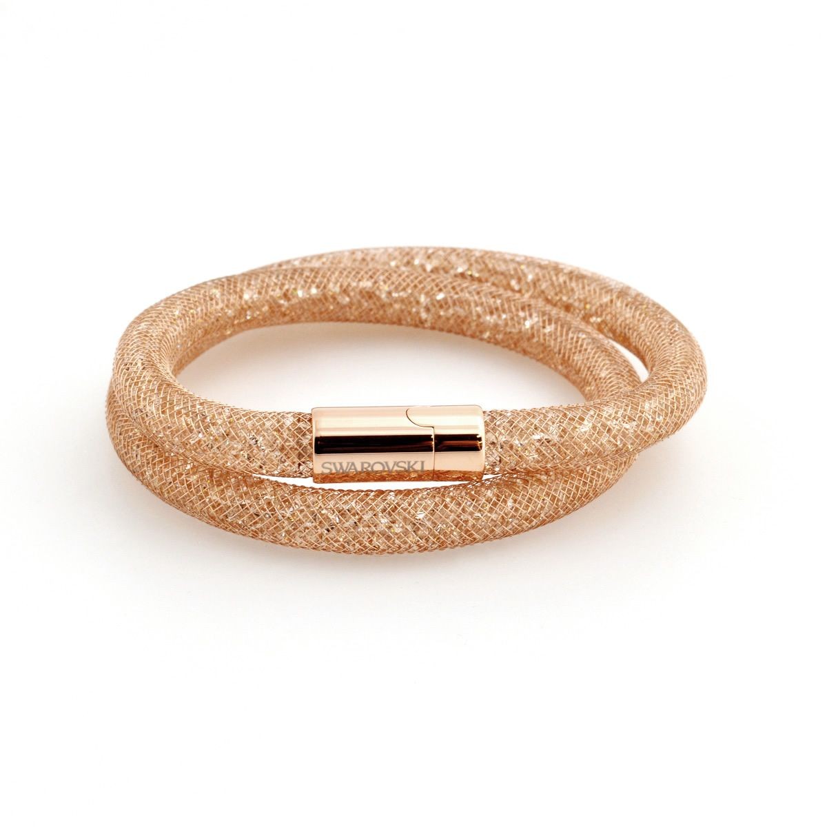 スワロフスキー SWAROVSKI 5184192 Stardust Deluxe Double スターダスト デラックス ダブルラップ 2重巻タイプ ブレスレット Sサイズ