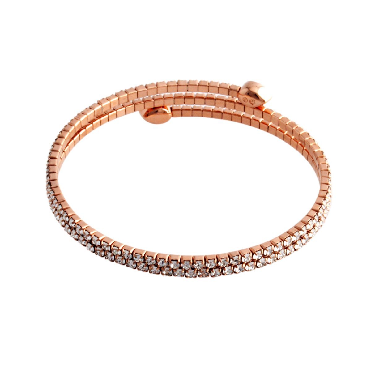 スワロフスキー SWAROVSKI 5073594 Twisty Cuff Drop ペアシェイプクリスタル パヴェ スパイラル カフ バングル ブレスレット