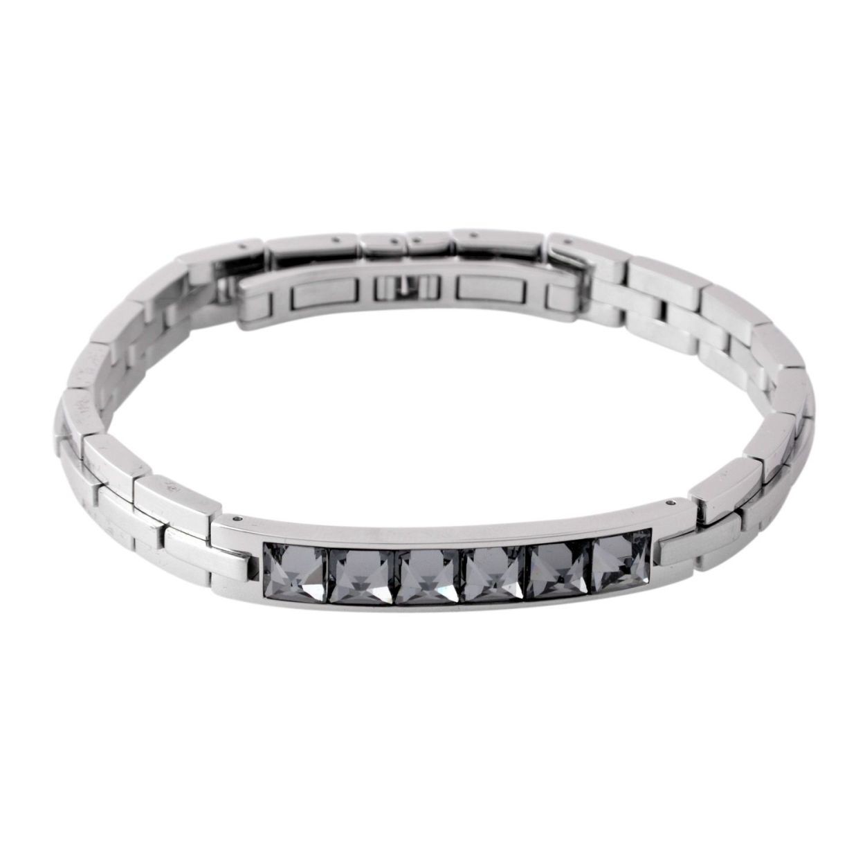 スワロフスキー　メンズコレクション SWAROVSKI 5217241 Fire ダークグレークリスタル ブレスレット