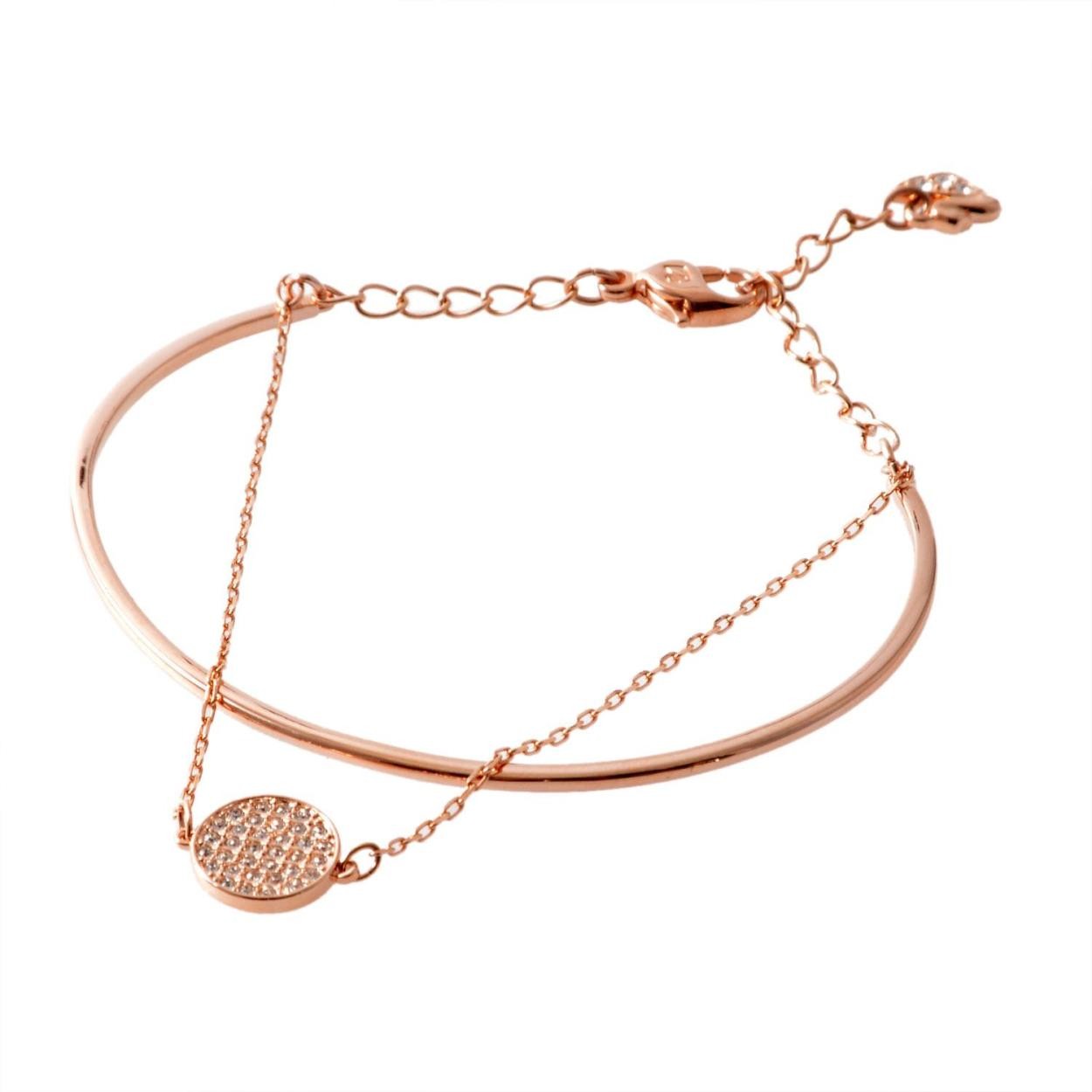 スワロフスキー SWAROVSKI 5274892 クリスタルパヴェ 2連 バングル ブレスレット Ginger