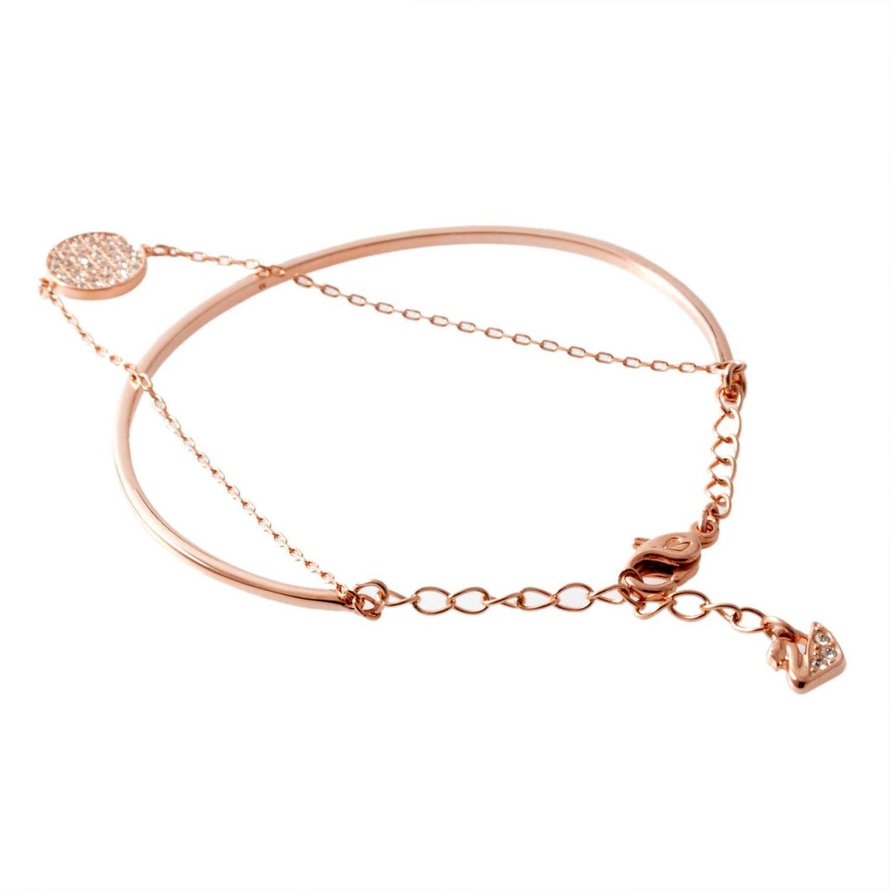 スワロフスキー SWAROVSKI 5274892 クリスタルパヴェ 2連 バングル ブレスレット Ginger