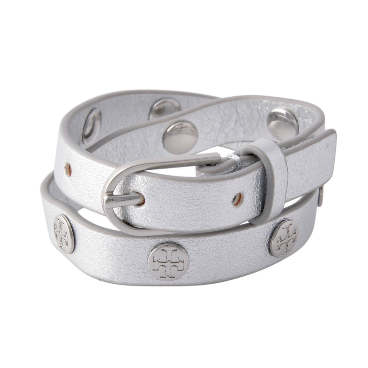 トリーバーチ Tory Burch 11165816/027 ダブルラップ ロゴスタッズ ブレスレット