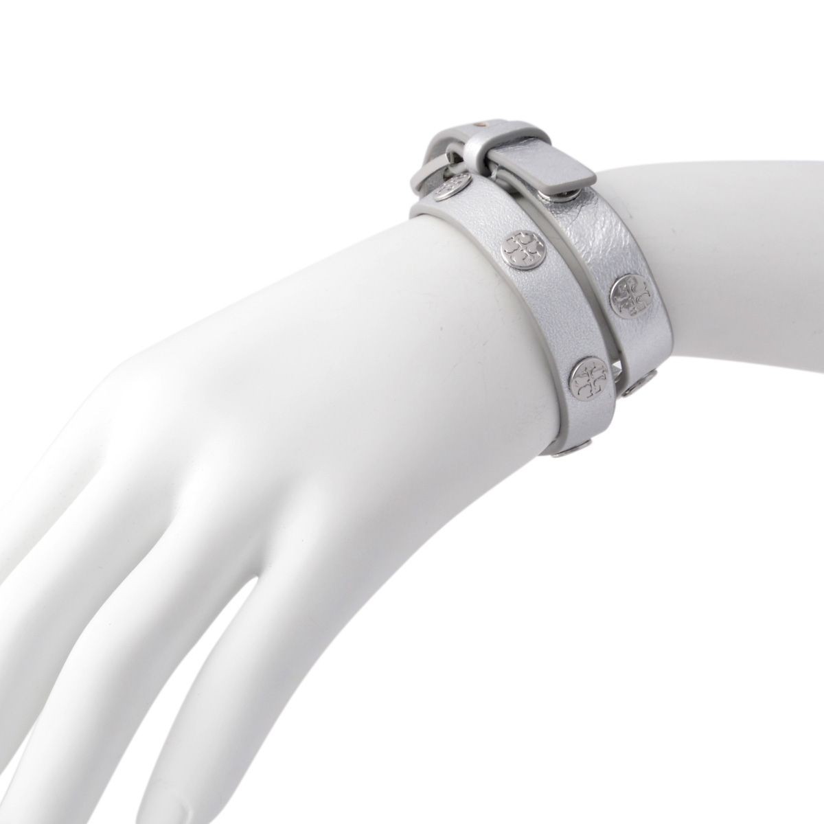 トリーバーチ Tory Burch 11165816/027 ダブルラップ ロゴスタッズ ブレスレット