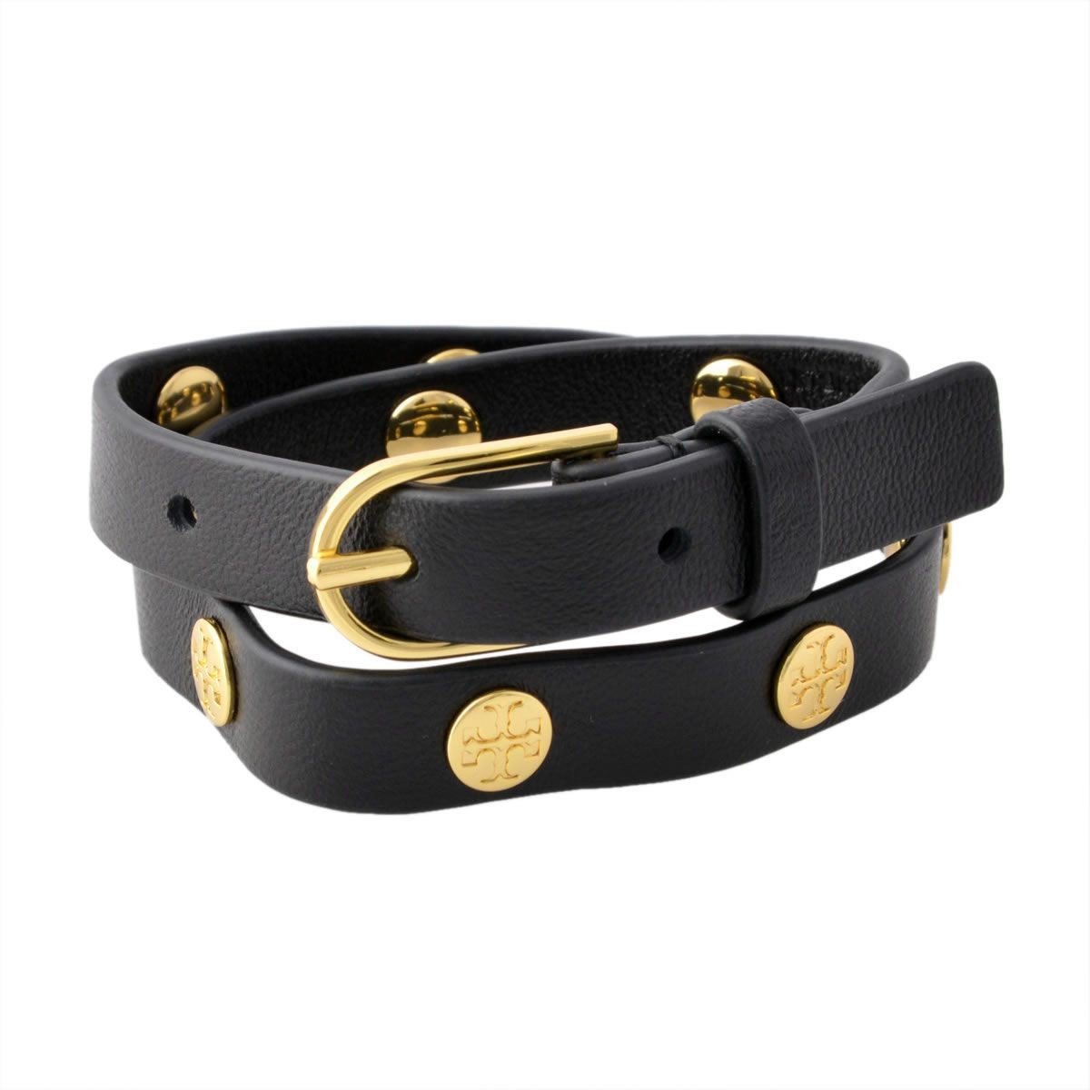 トリーバーチ Tory Burch 11165816/002 ダブルラップ ロゴスタッズ ブレスレット