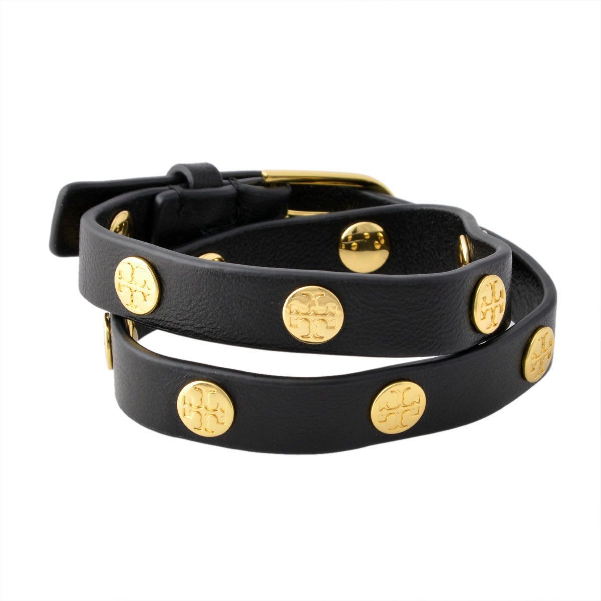 トリーバーチ Tory Burch 11165816/002 ダブルラップ ロゴスタッズ ブレスレット