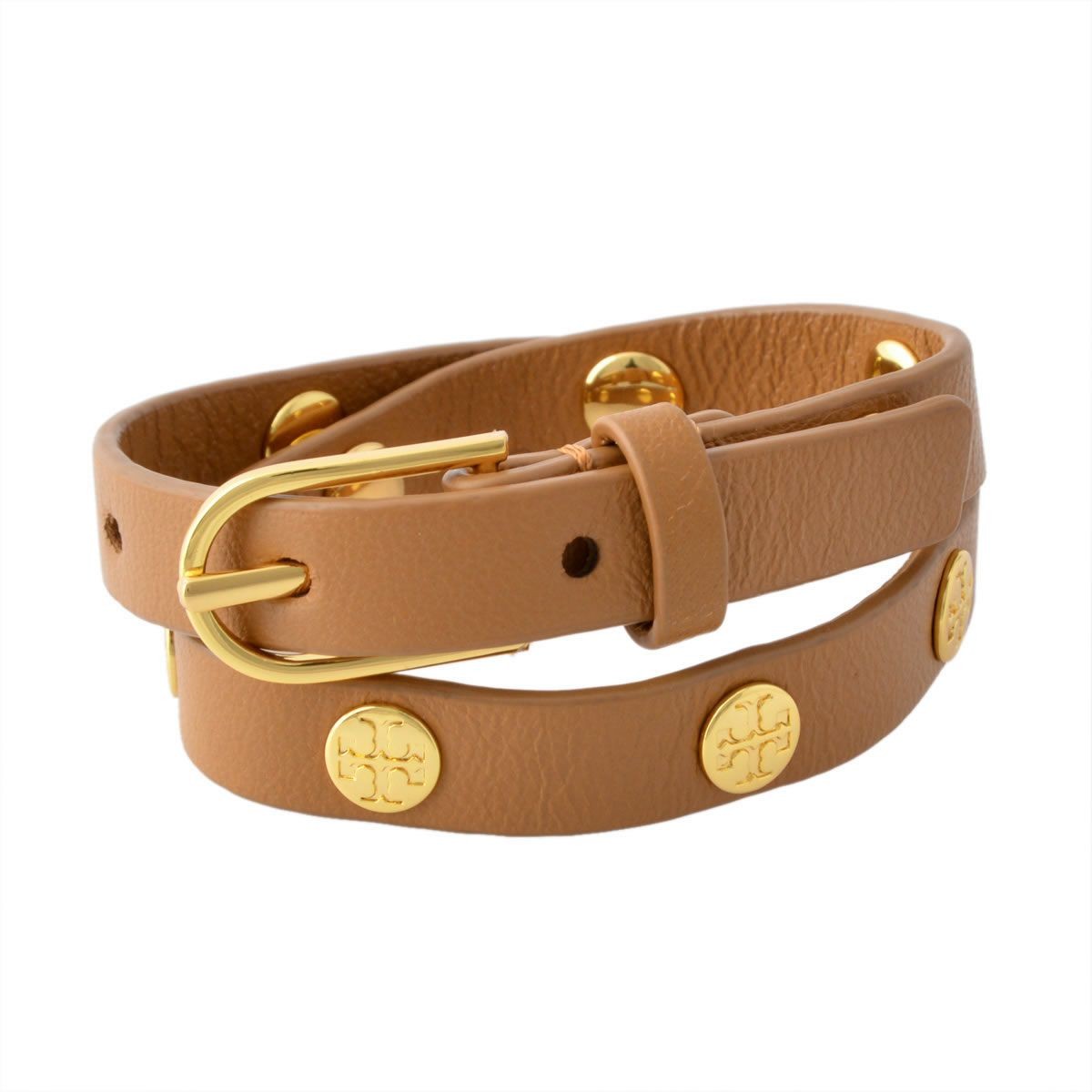 トリーバーチ Tory Burch 11165816/202 ダブルラップ ロゴスタッズ ブレスレット