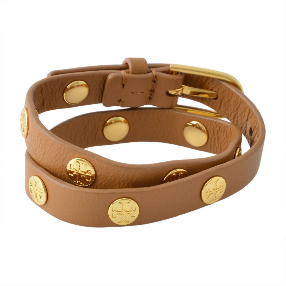 トリーバーチ Tory Burch 11165816/202 ダブルラップ ロゴスタッズ ブレスレット