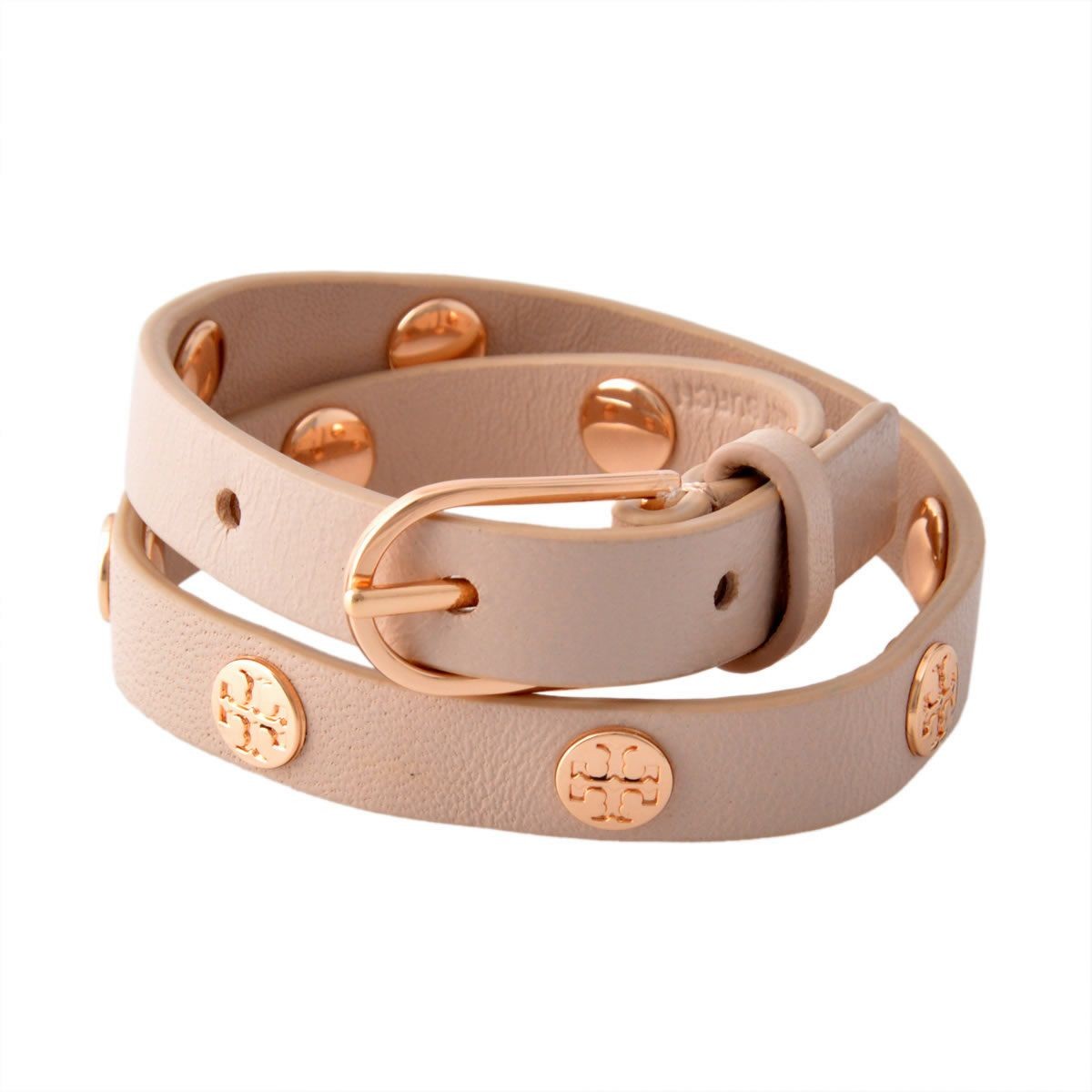 トリーバーチ Tory Burch 11165816/252 ダブルラップ ロゴスタッズ ブレスレット