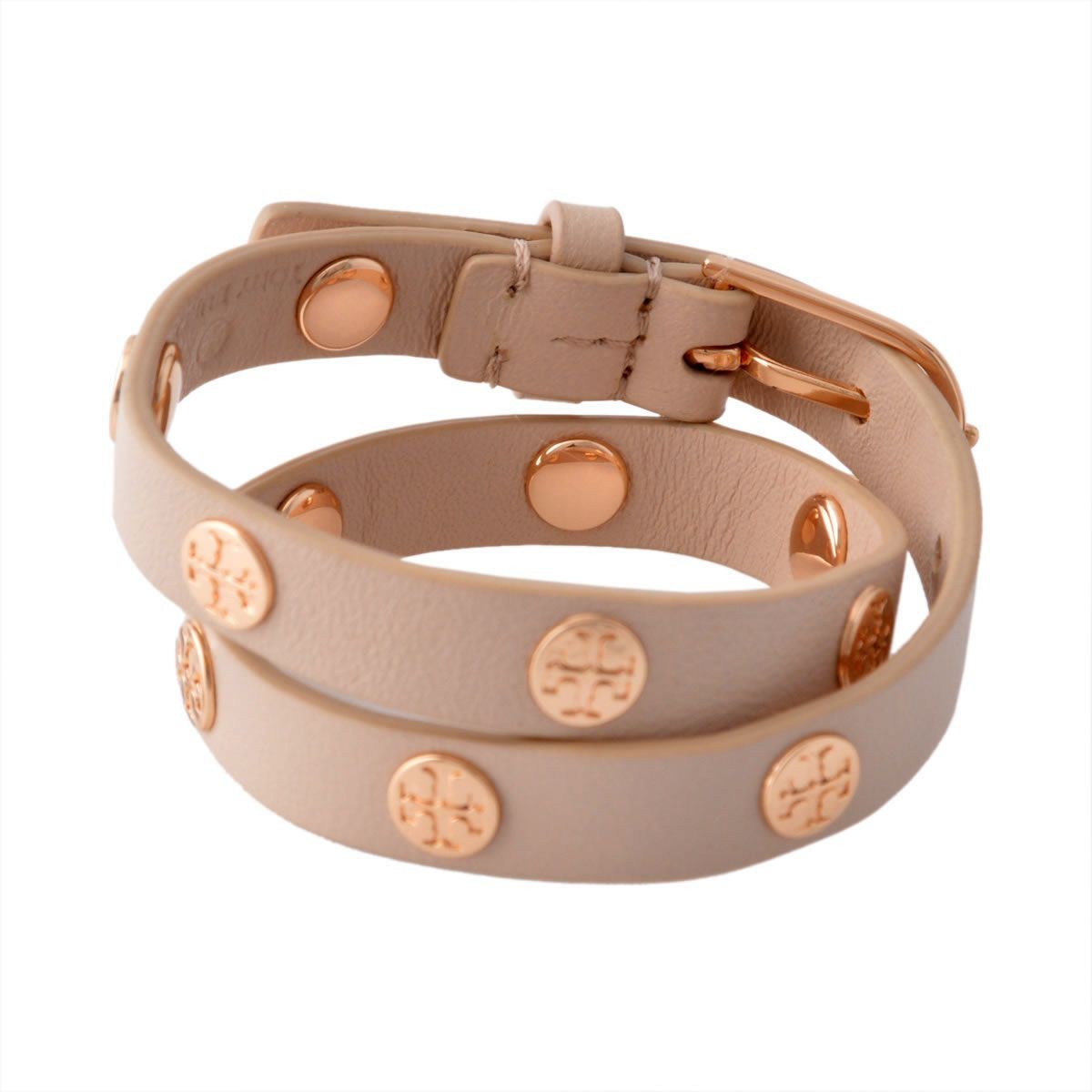 トリーバーチ Tory Burch 11165816/252 ダブルラップ ロゴスタッズ ブレスレット