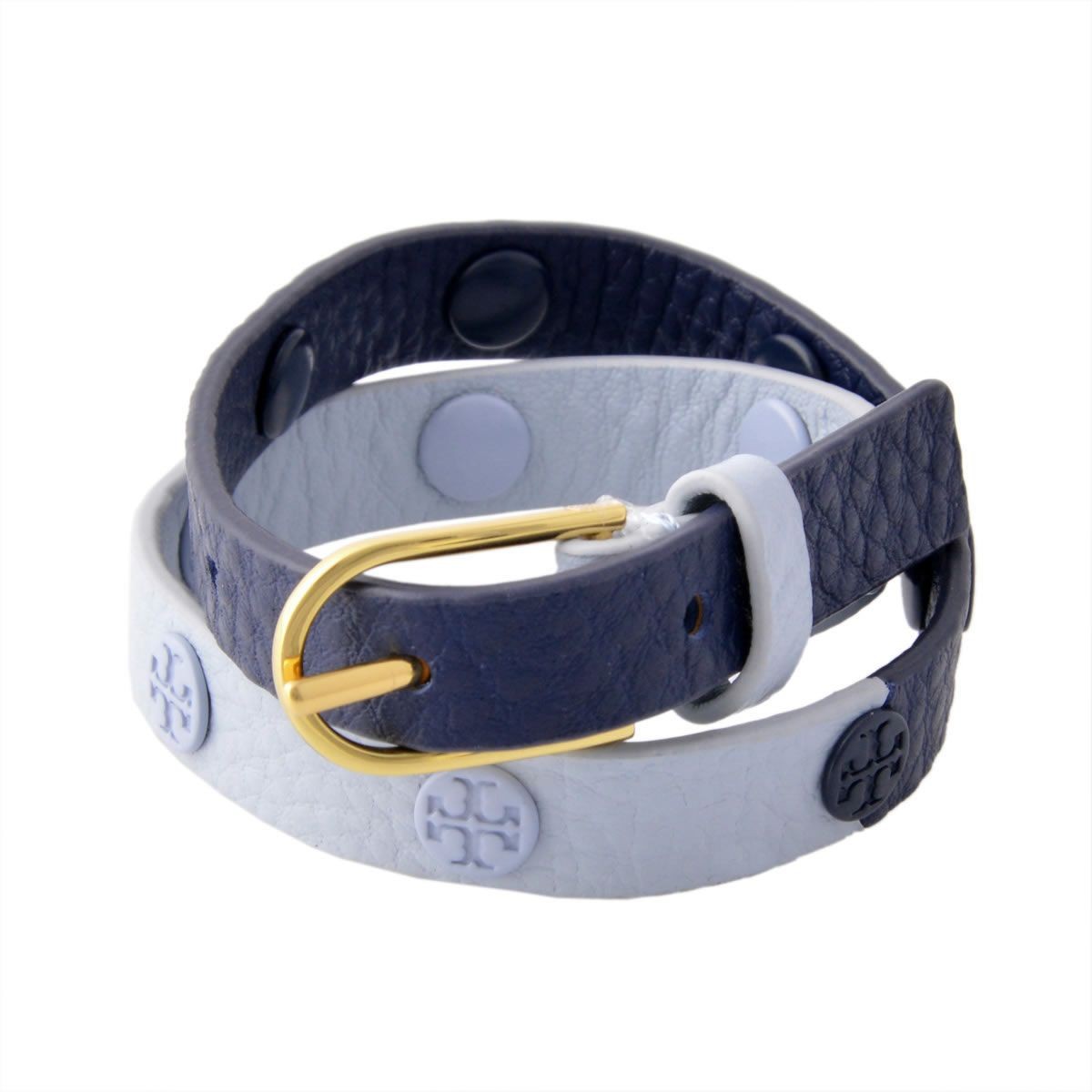 トリーバーチ Tory Burch 29278/413 ダブルラップ ロゴスタッズ カラーブロック ブレスレット