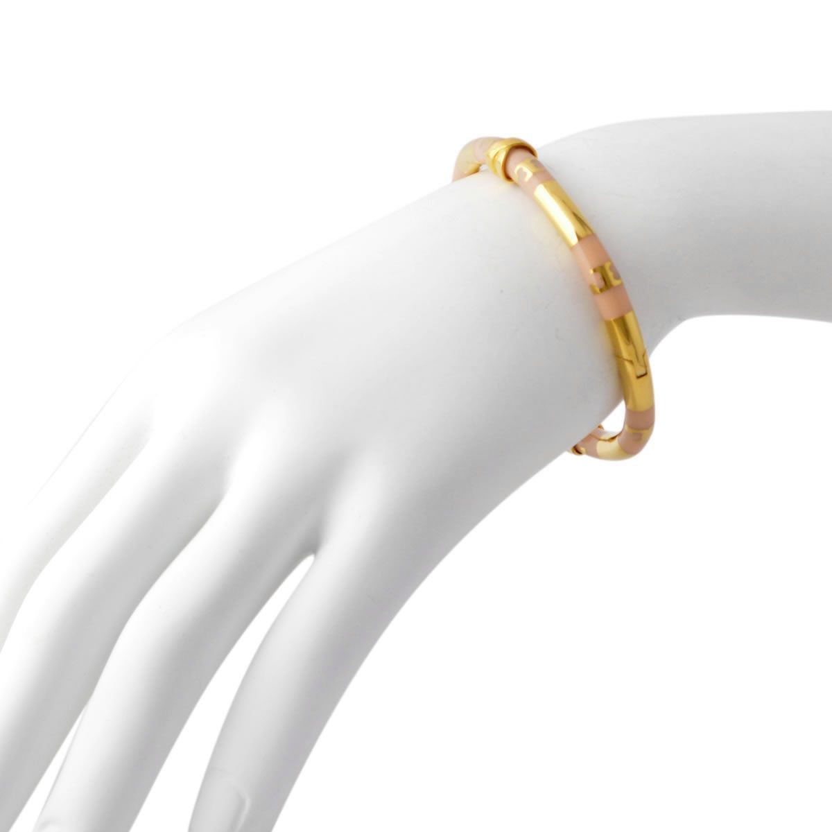 トリーバーチ Tory Burch 29704/253 ストライプ＆ロゴ ブレスレット バングル WRAPPED