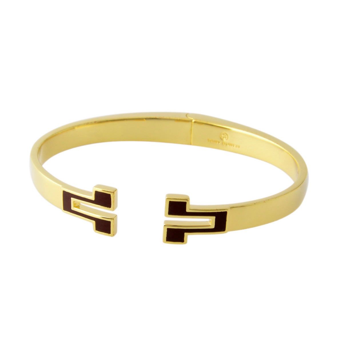 トリーバーチ Tory Burch 30810/611 ロゴ カフ ブレスレット バングル