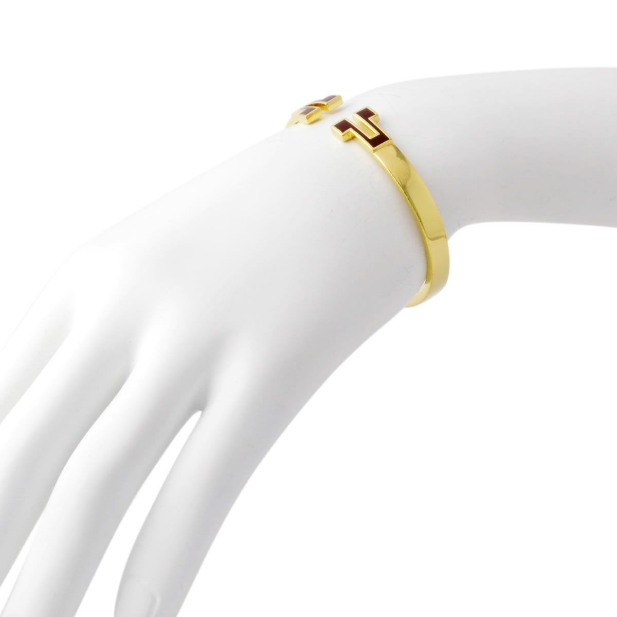 トリーバーチ Tory Burch 30810/611 ロゴ カフ ブレスレット バングル