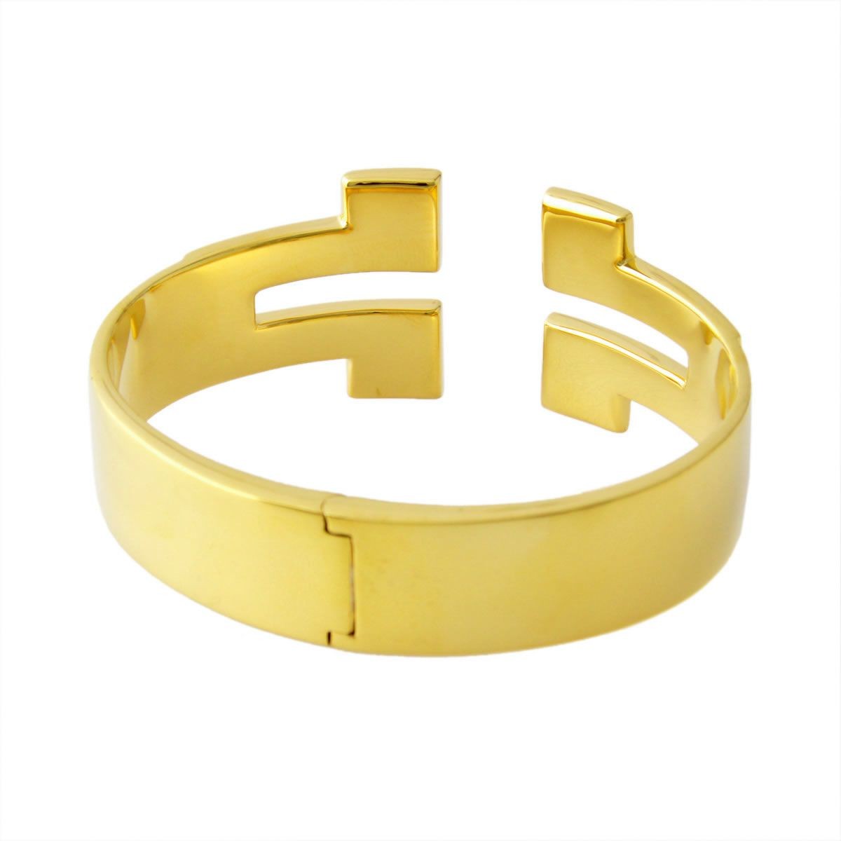 トリーバーチ Tory Burch 30811/007 ロゴ ワイド カフ ブレスレット バングル