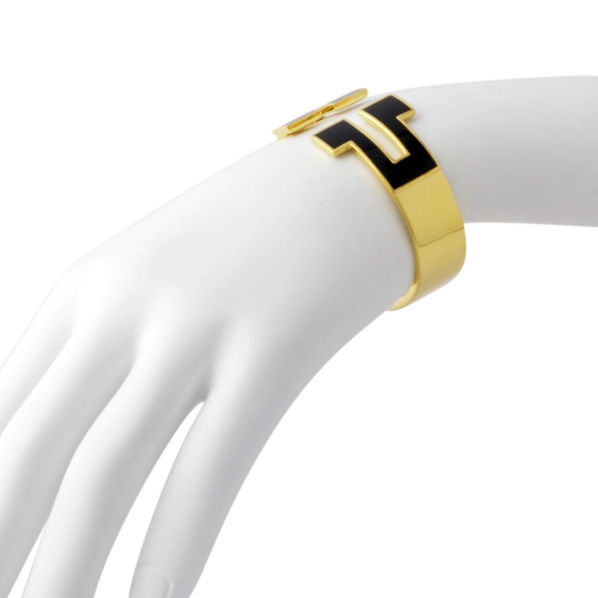 トリーバーチ Tory Burch 30811/007 ロゴ ワイド カフ ブレスレット バングル