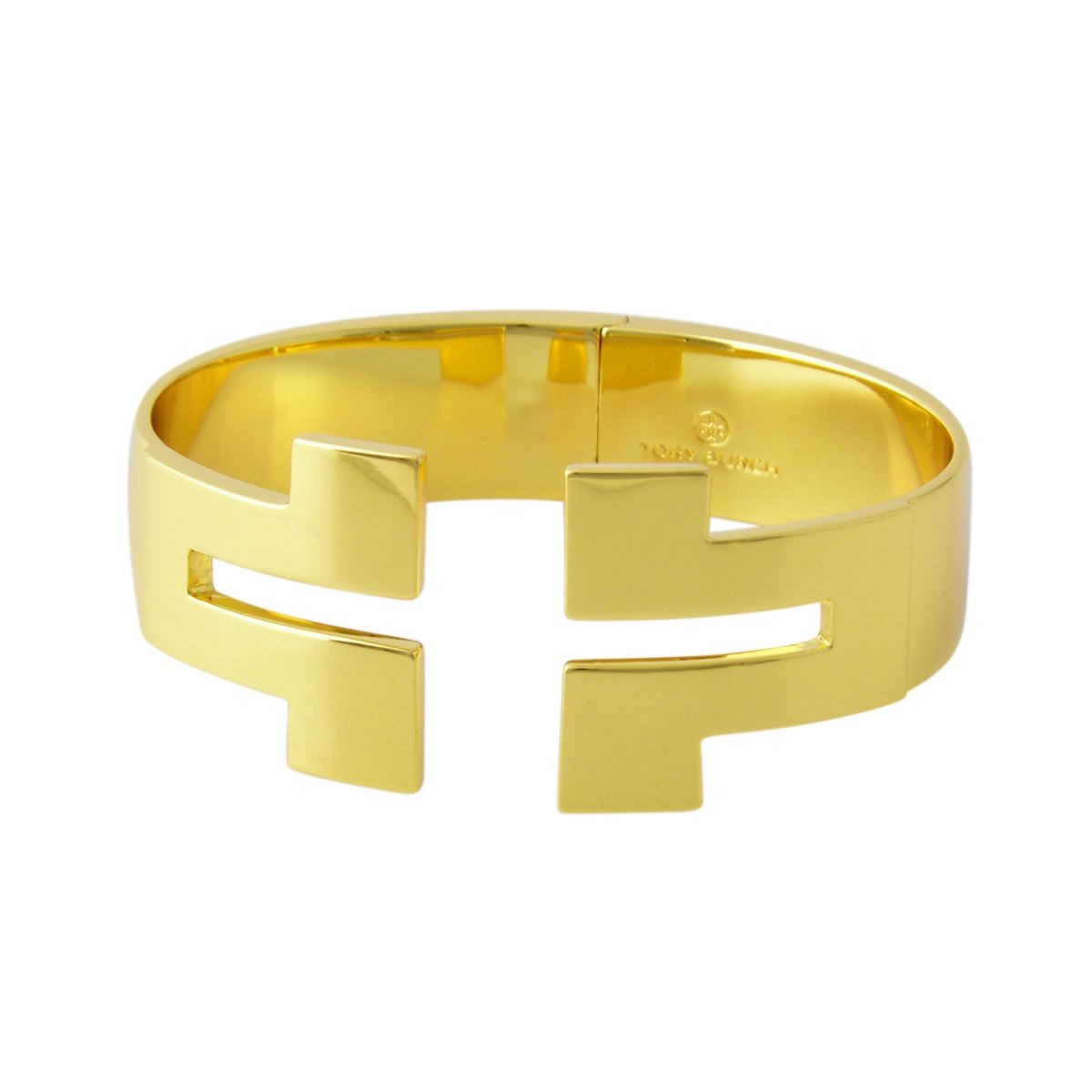 トリーバーチ Tory Burch 32153/701 ロゴ ワイド カフ ブレスレット バングル