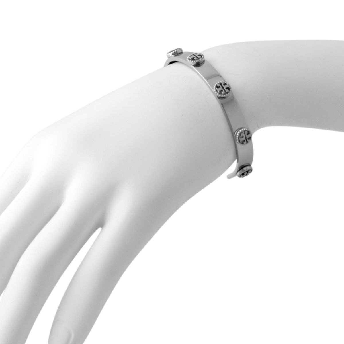 トリーバーチ Tory Burch 33455/022 ロゴ カフ ブレスレット バングル MILGRAIN