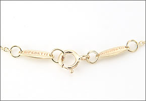 【TIFFANY&CO】ティファニー レディス アクセサリー エルサ・ペレッティ ミニ オープン ハート ブレスレット 18Y 23485338