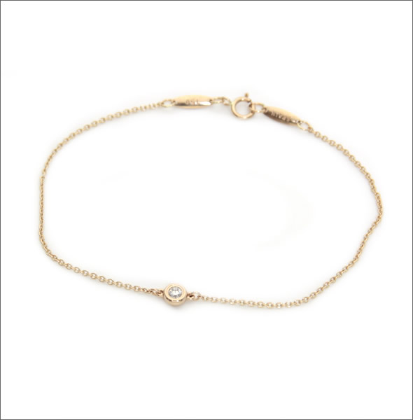 ティファニー  ダイヤモンド バイ ザ ヤード ブレスレット 7in 18R ローズ ゴールド 28274513