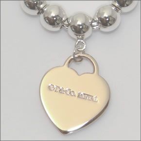 ティファニー  RTT ビーズブレスレット 7in SS/RUBEDO 30872541