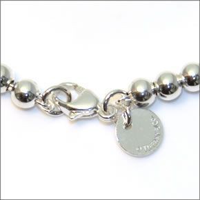 ティファニー  RTT ビーズブレスレット 7in SS/RUBEDO 30872541