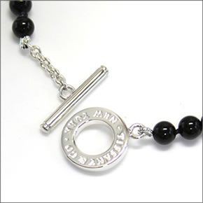 ティファニー  ビーズ ブレスレット オニキス&シルバー 7.5in 31035015