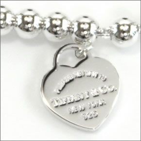 ティファニー  RTT ミニ ハート タグビーズ ブレスレット 23984024