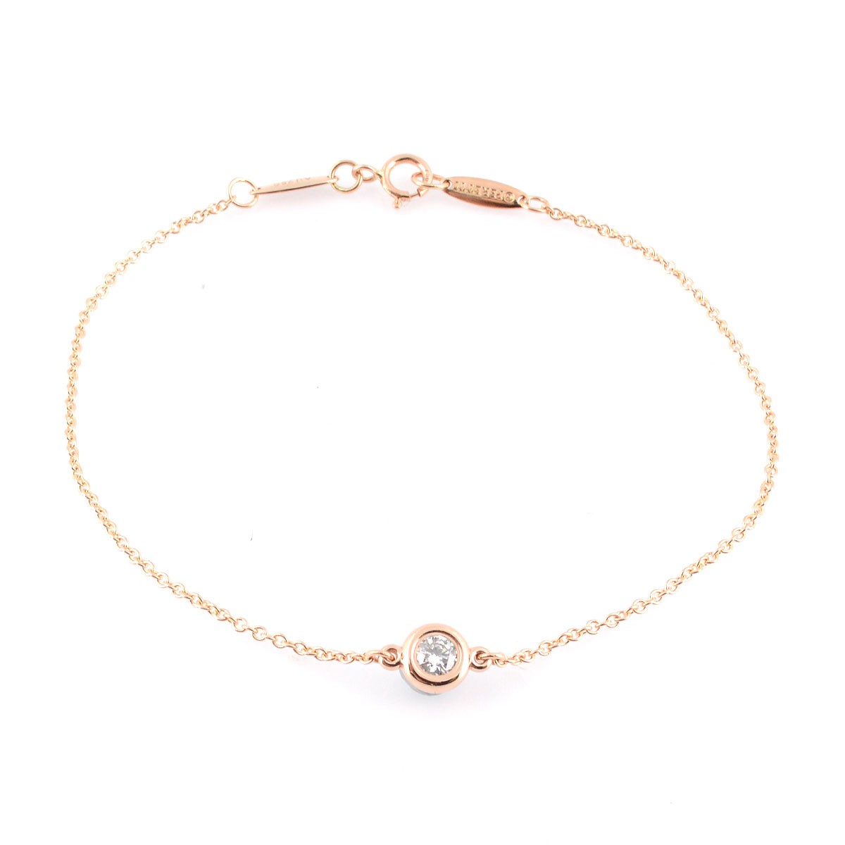 ティファニー Tiffany&CO 33943423 エルサ・ペレッティ ダイヤモンド バイ ザ ヤード ブレスレット 0.10ct 18KRG