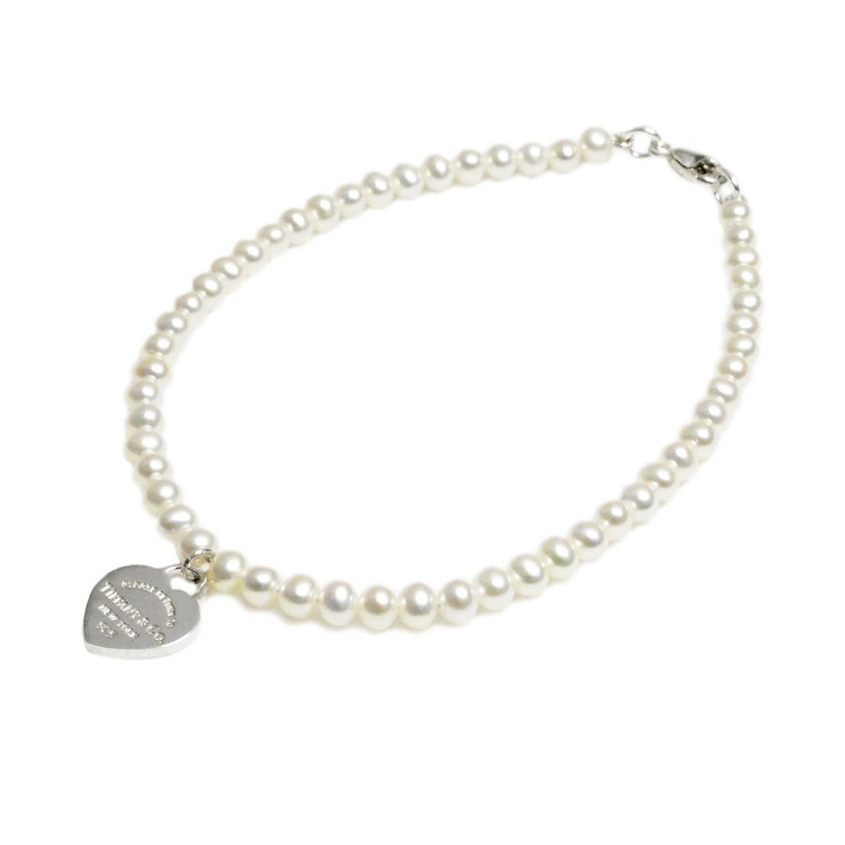 ティファニー TIFFANY&CO 26658578 RTT リターン トゥ ティファニー ミニ ハート タグ ブレスレット SS フレッシュウォーターパール 18cm