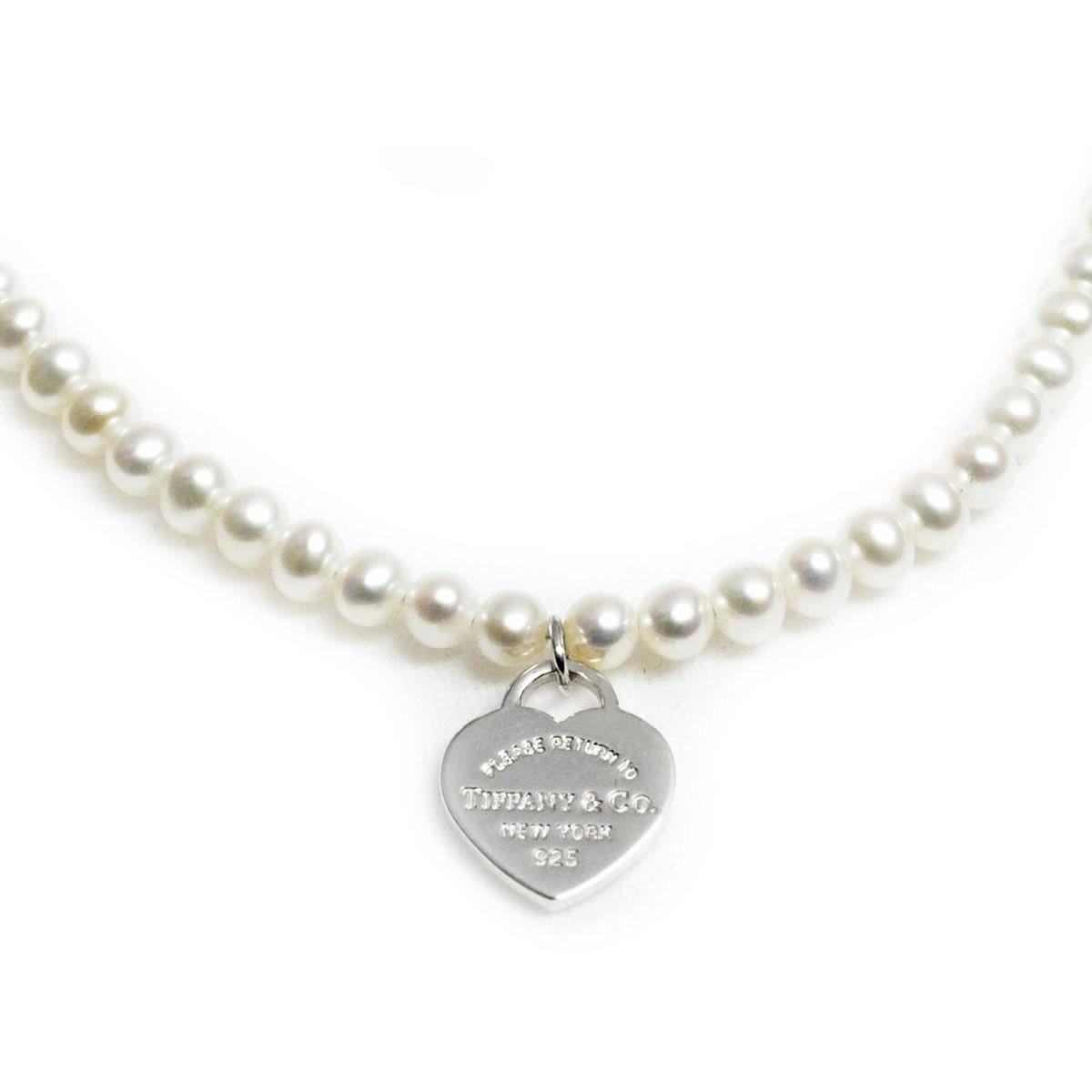 ティファニー TIFFANY&CO 26658578 RTT リターン トゥ ティファニー ミニ ハート タグ ブレスレット SS フレッシュウォーターパール 18cm