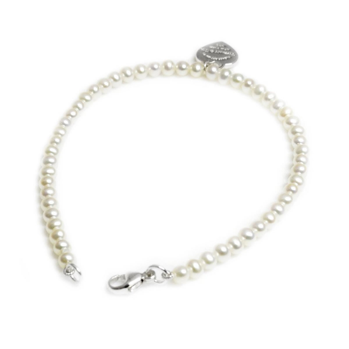 ティファニー TIFFANY&CO 26658578 RTT リターン トゥ ティファニー ミニ ハート タグ ブレスレット SS フレッシュウォーターパール 18cm