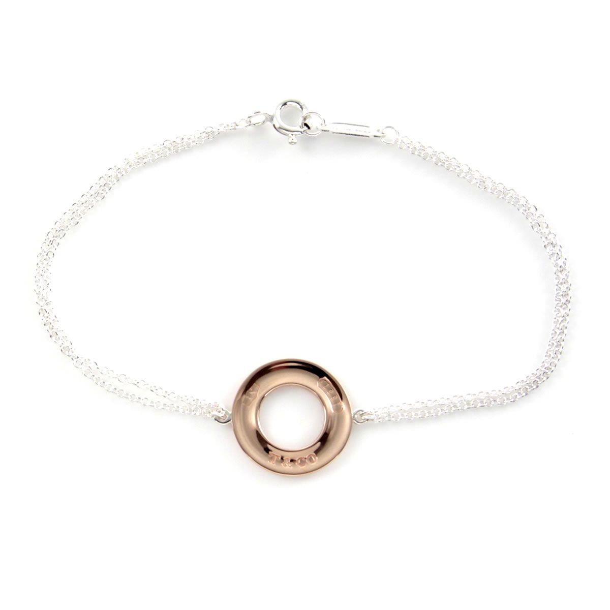 ティファニー TIFFANY&CO 29573743  1837 サークル ブレスレット ミディアム 6.5in SS/RUBEDO