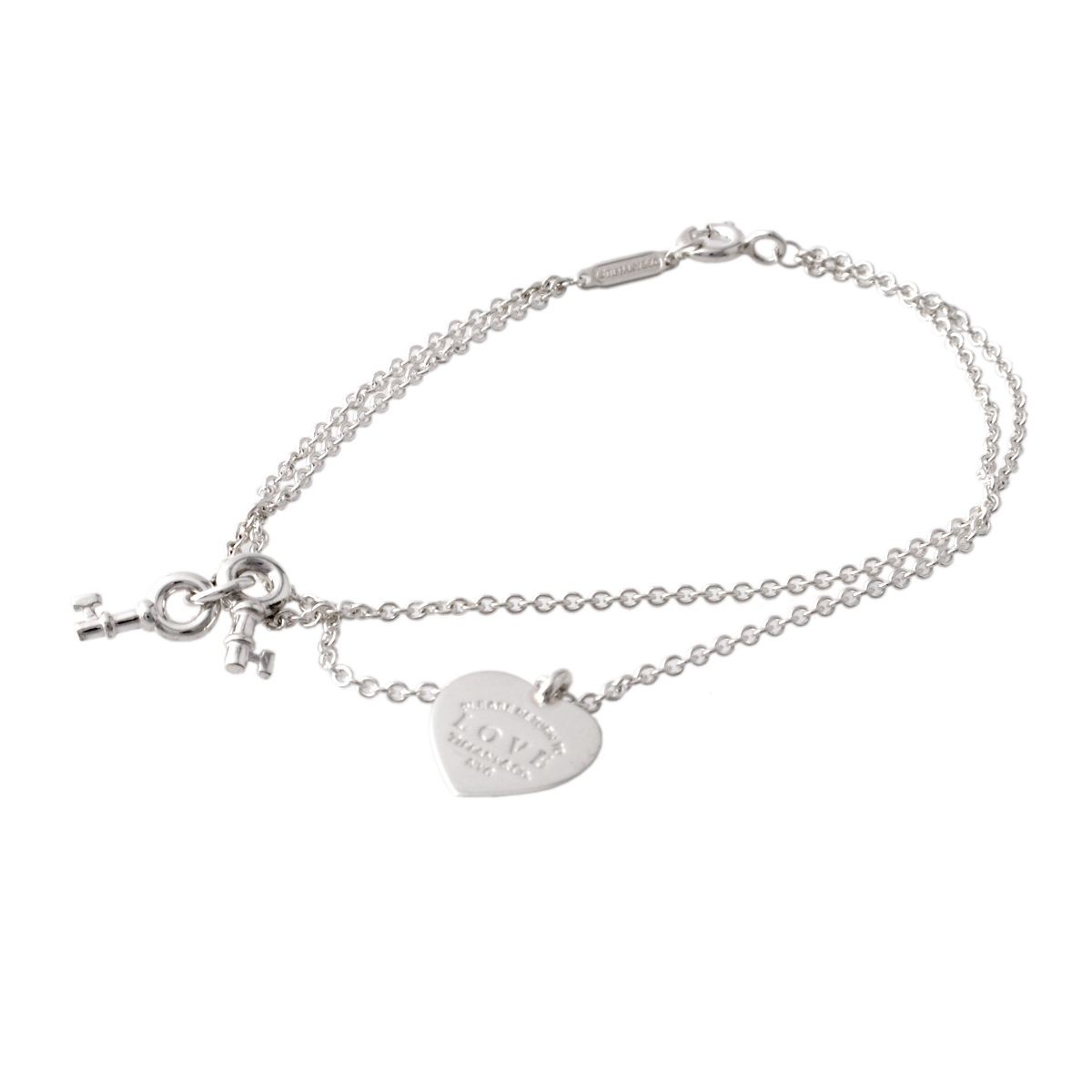 ティファニー TIFFANY&CO 36339659 RTT  リターン トゥ ティファニー ラブ ハート タグ キー ブレスレット ミディアム SS 16.5cm