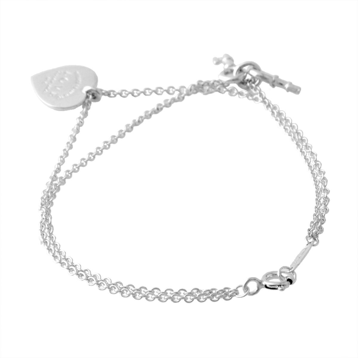 ティファニー TIFFANY&CO 36339659 RTT  リターン トゥ ティファニー ラブ ハート タグ キー ブレスレット ミディアム SS 16.5cm
