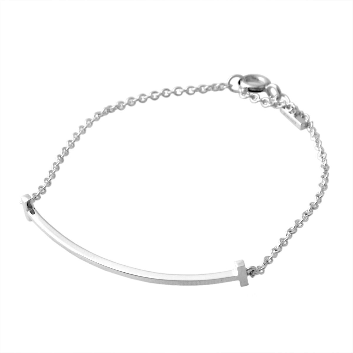 ティファニー TIFFANY&CO 36819529 Tiffany Ｔ スマイル ブレスレット スモール SS 16.5cm