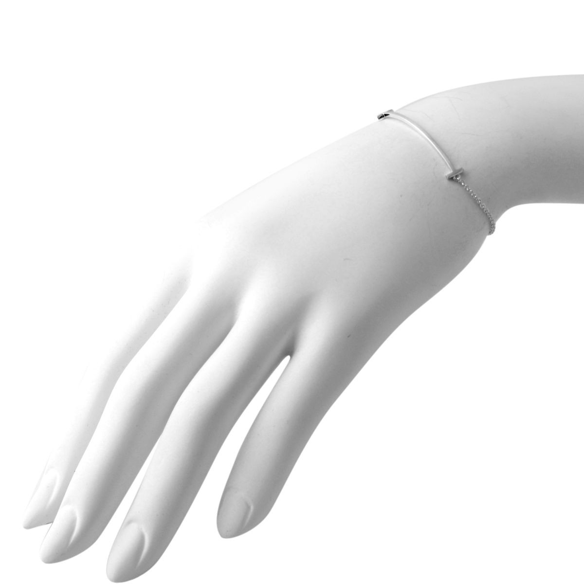 ティファニー TIFFANY&CO 36819529 Tiffany Ｔ スマイル ブレスレット スモール SS 16.5cm