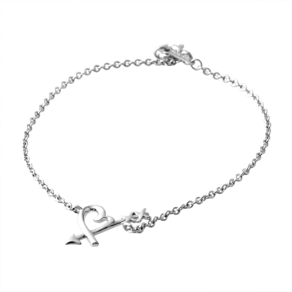 ティファニー TIFFANY&CO 37298204 パロマ・ピカソ ラビング ハート アロー ブレスレット ミディアム SS 18cm