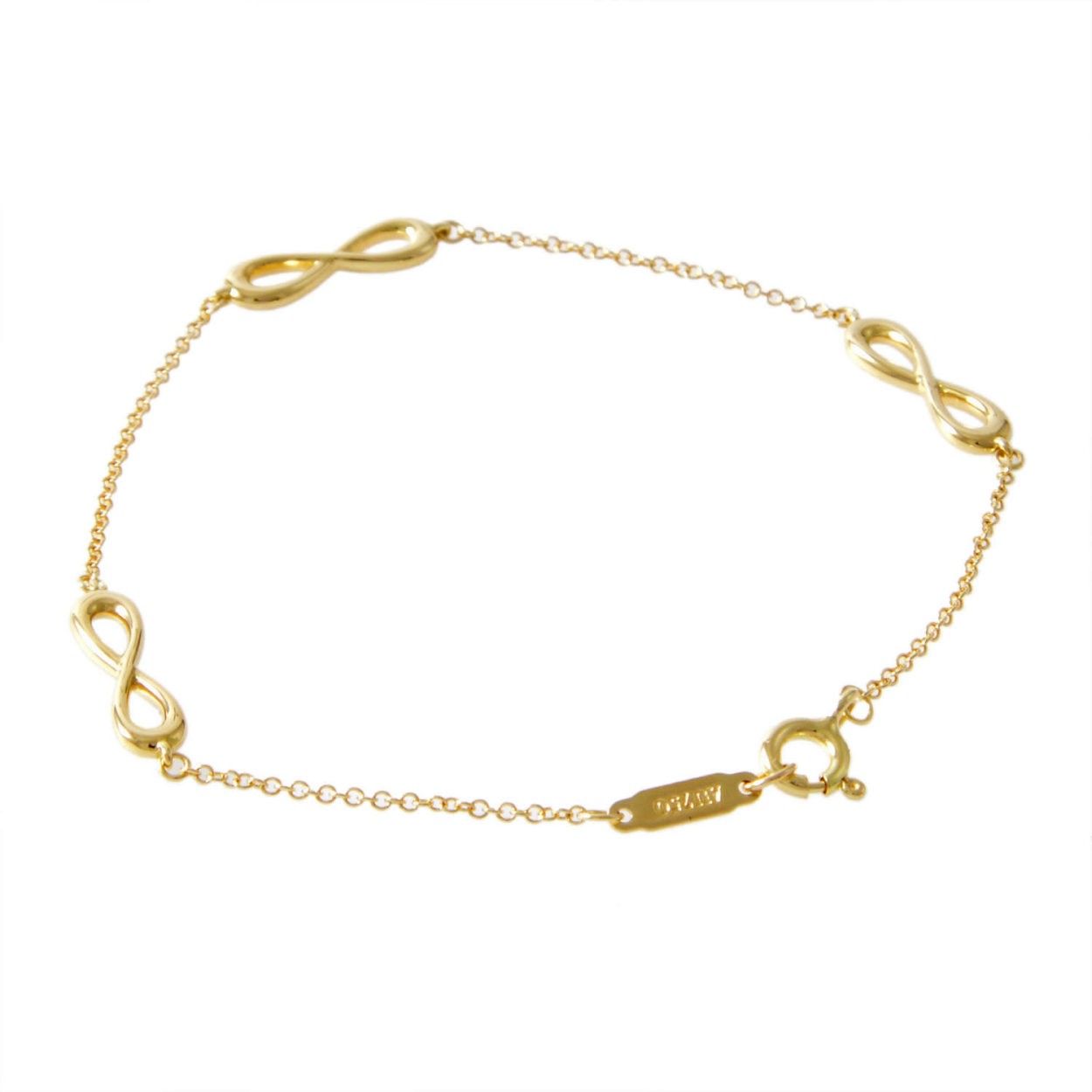 ティファニー TIFFANY&CO 35309713 インフィニティ エンドレス ブレスレット スモール (18KYG) 16.5cm