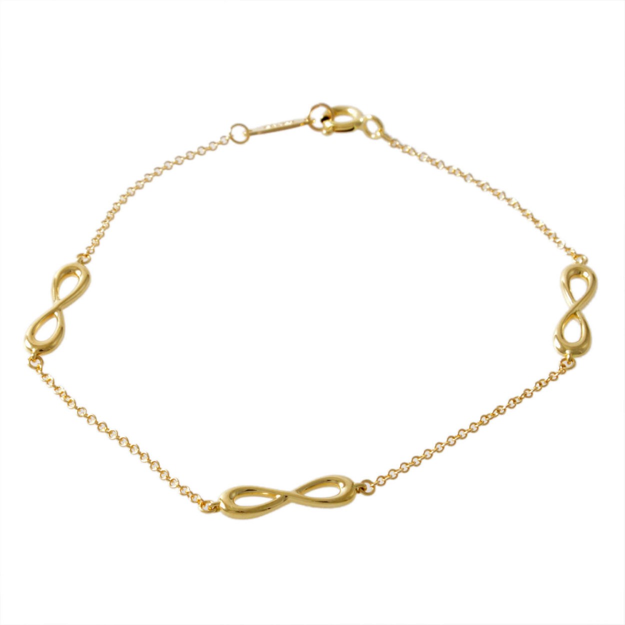 ティファニー TIFFANY&CO 35309756 インフィニティ エンドレス ブレスレット ミディアム (18KYG) 18cm