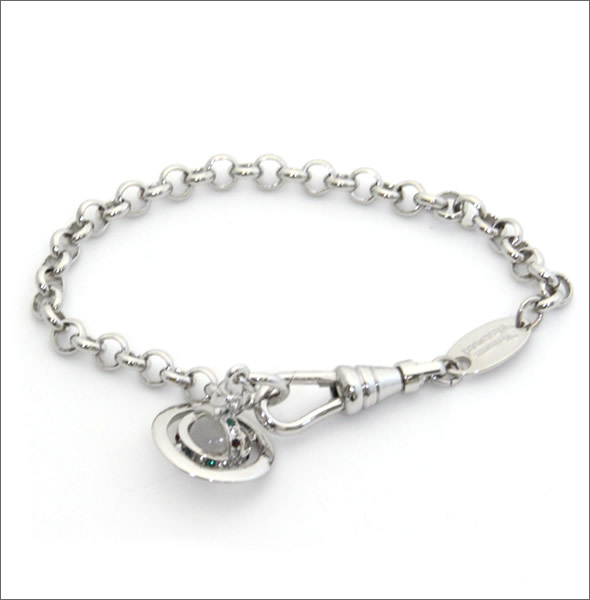 ヴィヴィアン ウェストウッド  プチ オーブ ブレスレット・シルバー/マルチ 1505-01-01