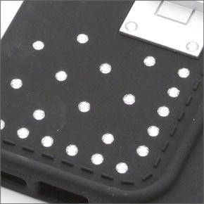 スワロフスキー Allegro Black iPhone6 バッグモチーフ ショルダーストラップ付 クリスタル アイフォン6専用ケース シリコン製カバー 5113319