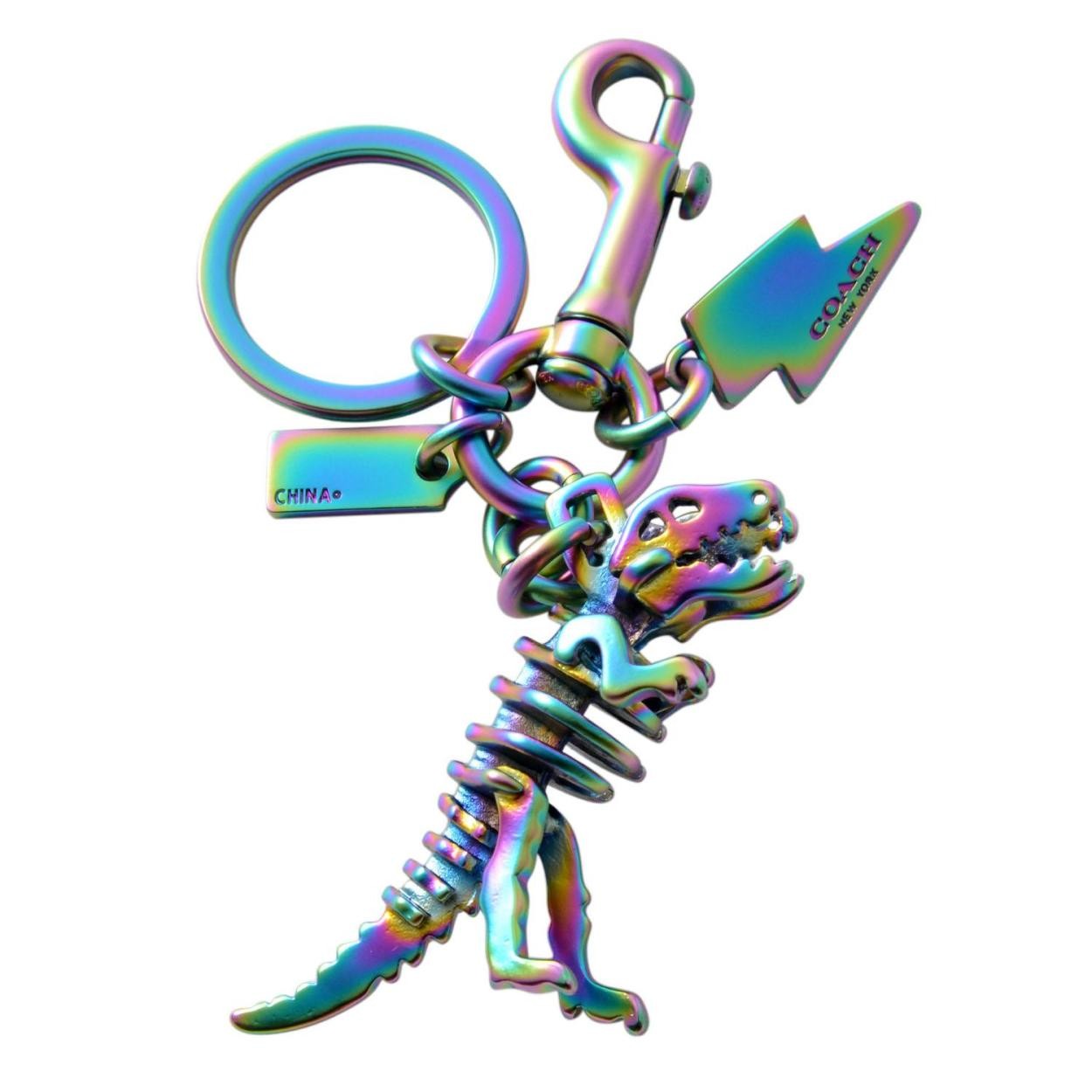 コーチ COACH 54993 S3/Oil Slick アノダイズド レキシー バッグ チャーム (キー リング/カラビナ)
